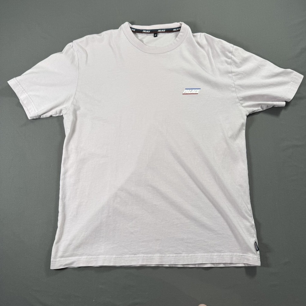 Palace Skateboards Shirt Mens Medium Pink Basically A T-Shirt Small Logo Skate‎